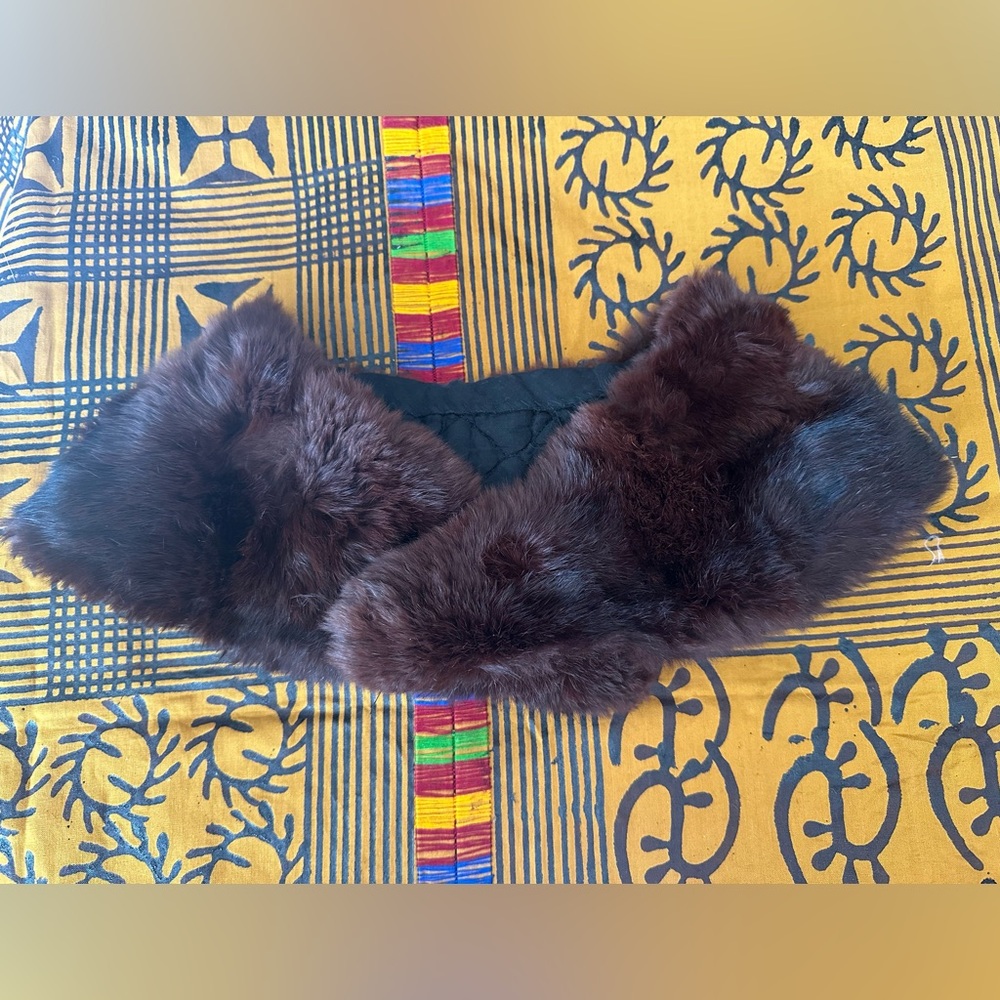 Vintage Fur Stole Wrap Collar